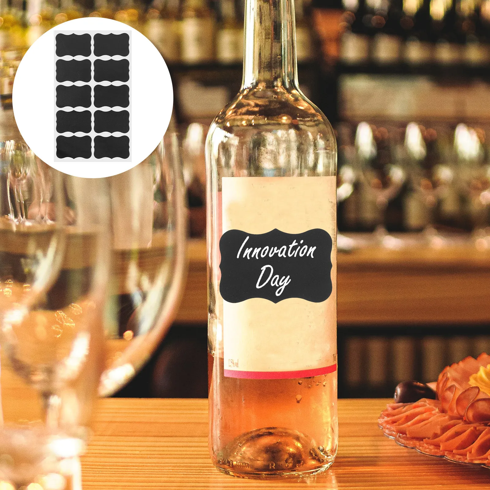 

Стираемые наклейки-доски для маркировки банок, бутылок, контейнеров, для декора своими руками, многоразовые клейкие этикетки