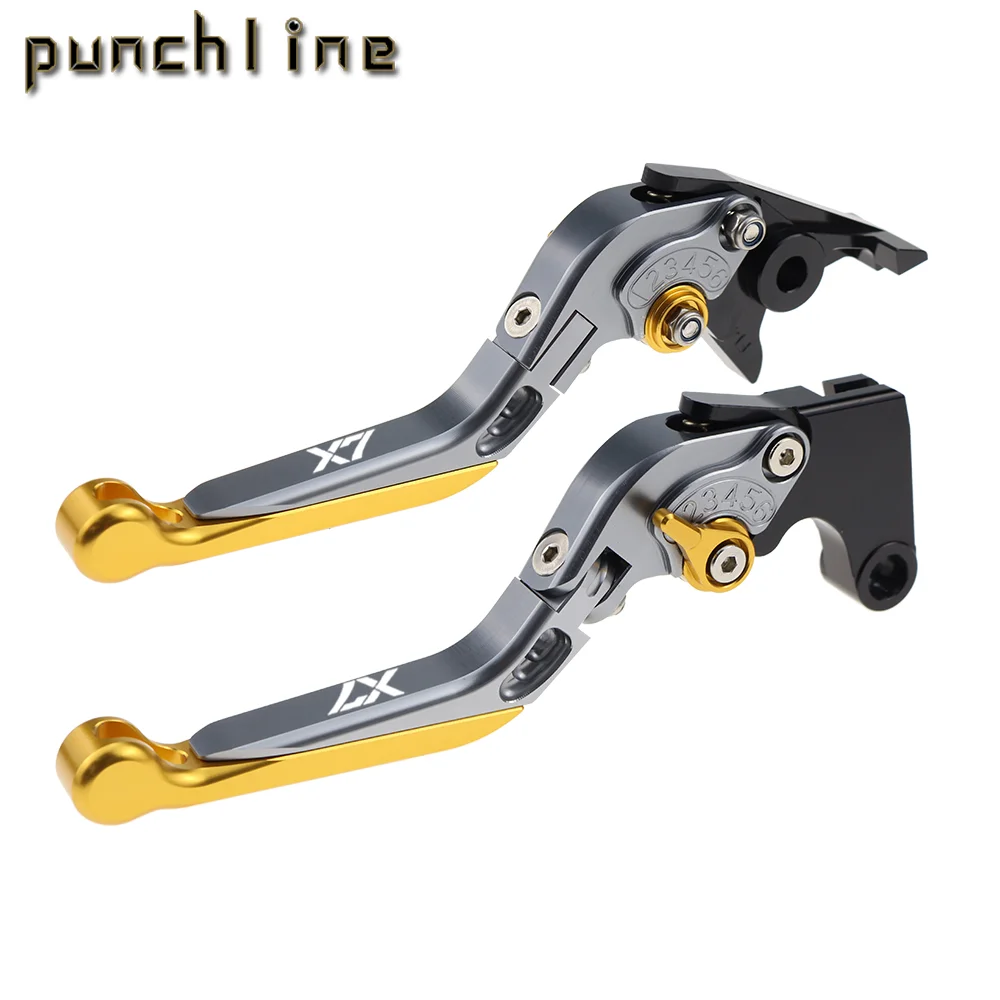 

For Piggio X7 2021-2023 Motorcycle CNC Accessories Folding Extendable For Brake Clutch Levers Adjustable Handle Set