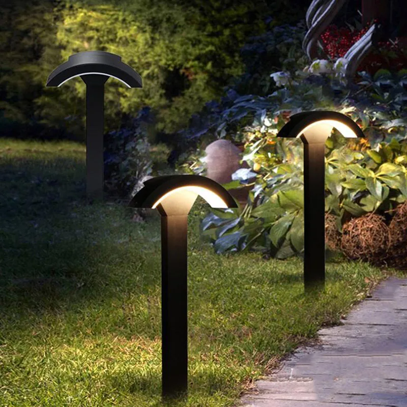 Outdoor Waterproof IP65 18W LED Lawn Lamp 60CM New Style Aluminum Brilliant Pillar Garden Path Landscape Lawn Lights AC85-265V