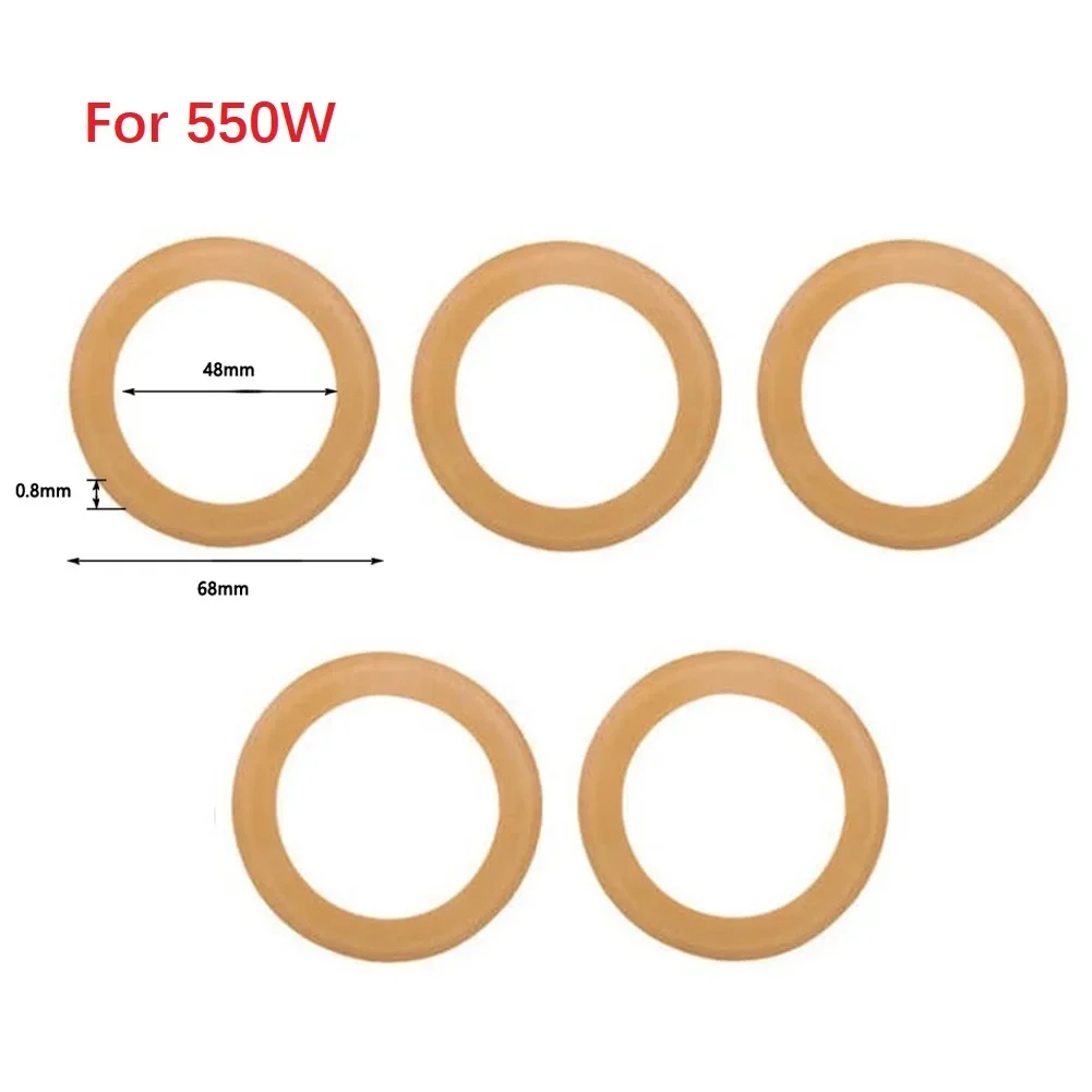 Pompe à segments de piston de compresseur d'air, segments de piston, caoutchouc, sans huile, silencieux, outils pneumatiques, 550W, 1100W, 1500W, 5 pièces