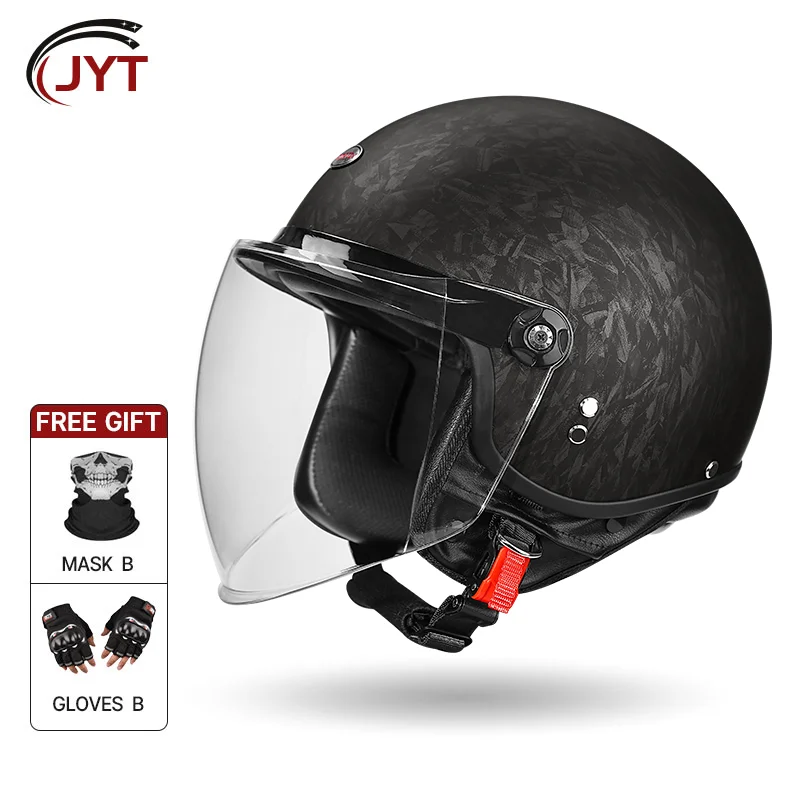 

Мотоциклетный шлем с открытым лицом 3/4, городской модный узор, предназначенный для мотороллеров и мопедов, легкий, сертифицированный DOT ECE