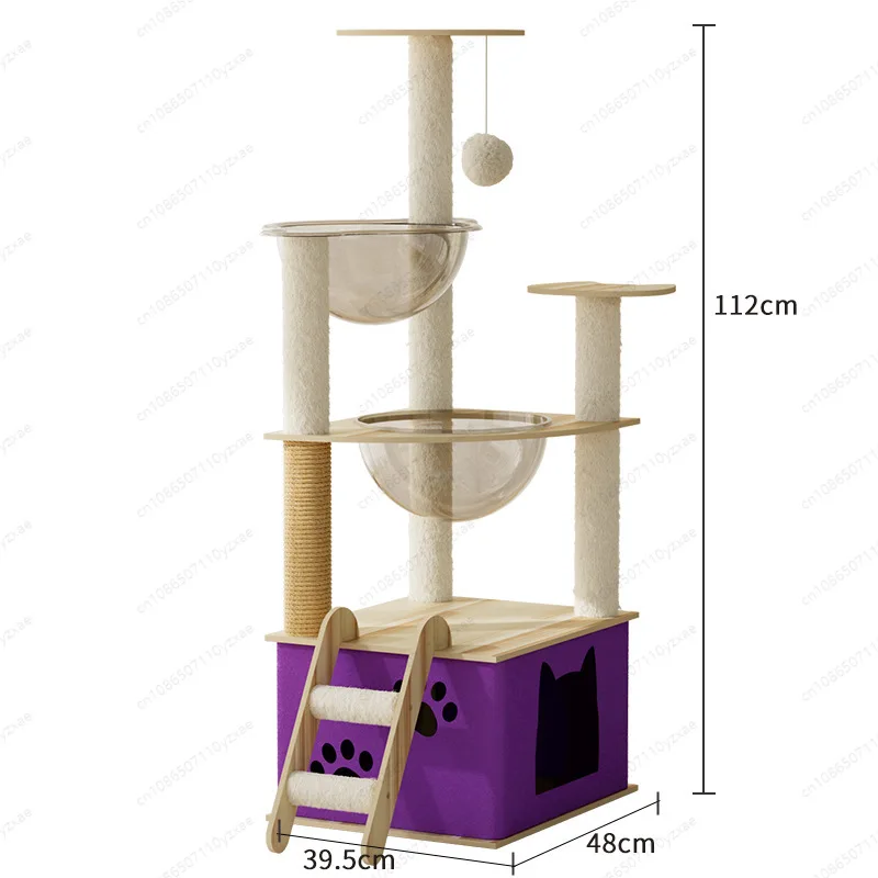 

New Style Cat Tree Tower Furniture Condo With Scratching Post For Indoor Cats Kittens Activity Kitty Pet Play House