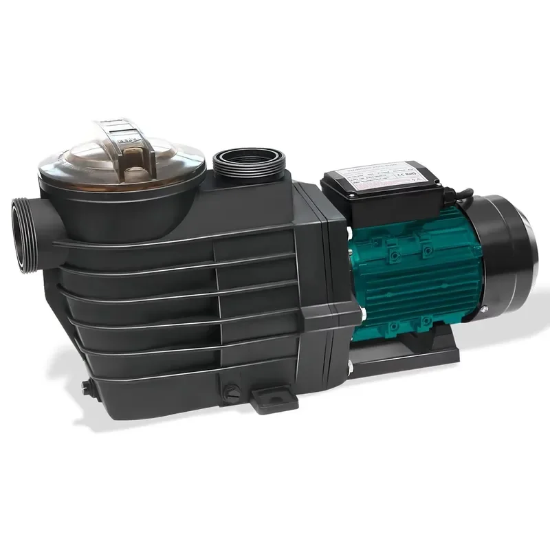 STROVAN J18008 1.5kW Self-Priming Pool Pump 220V 50Hz CE Certified Ultra Quiet Corrosion Resistant 2 Inch for Inground Pool