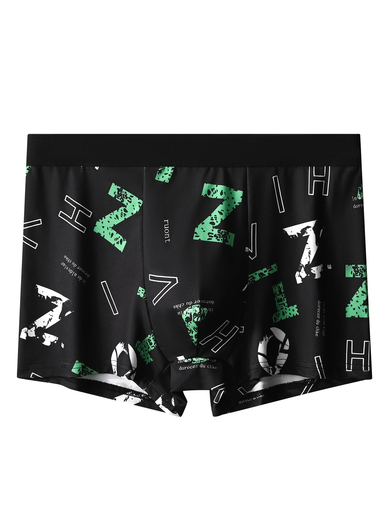4-Piece Set Men's Sporty Casual Underwear Soft Breathable Fashionable Comfortable Men's Boxer Shorts
