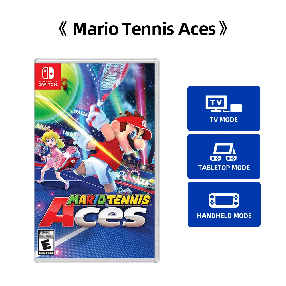 Nintendo Switch- Mario Tennis Aces - Games Physical Cartridge