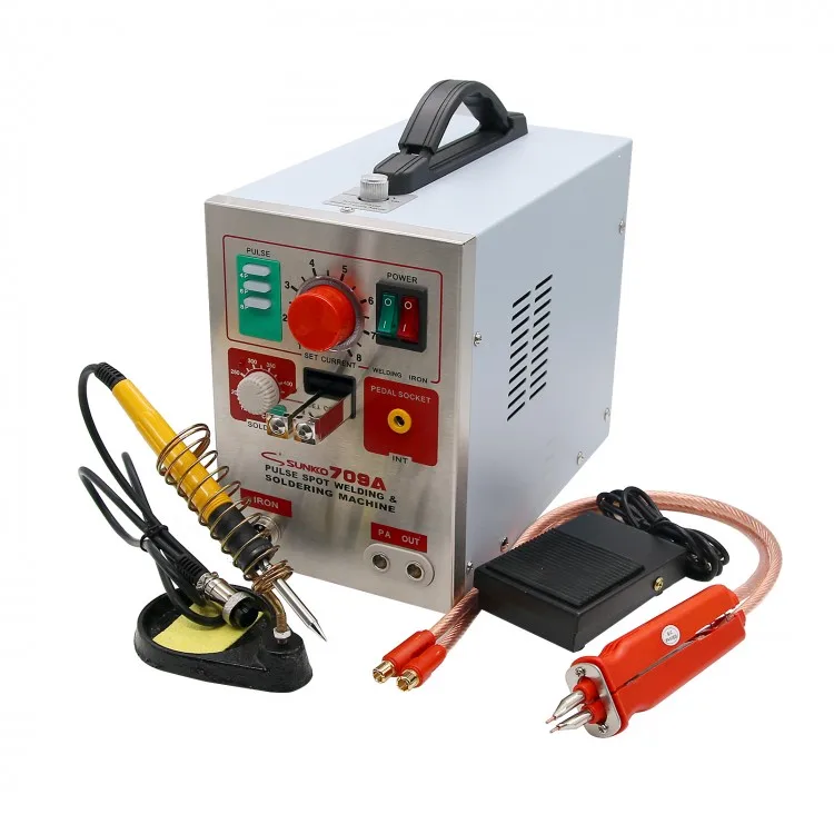 

S709A 2-in-1 220V Pulse Spot Welder & Soldering Station with 70B Welding Pen 220V Electrical Instruments