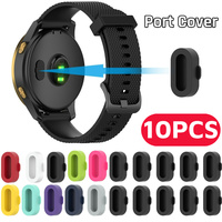 10pcs Universal Dust Cover Silicone Charging Port Cap Anti-dust Dustproof Plug Watch Accessories for Garmin Fenix 7 7s 7x 6 5 5x