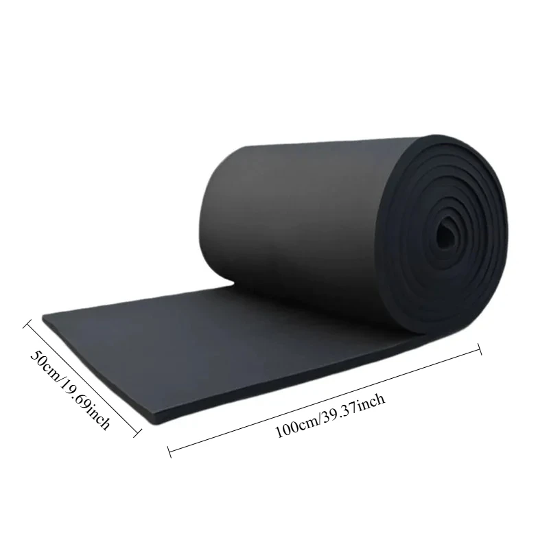 100cm Closed Cell CR Neoprene Sponge Foam Sheet Roll Easy Cut Weather Seal Rubber Insulation Soundproof Padding Non Adhesive DIY - view 6