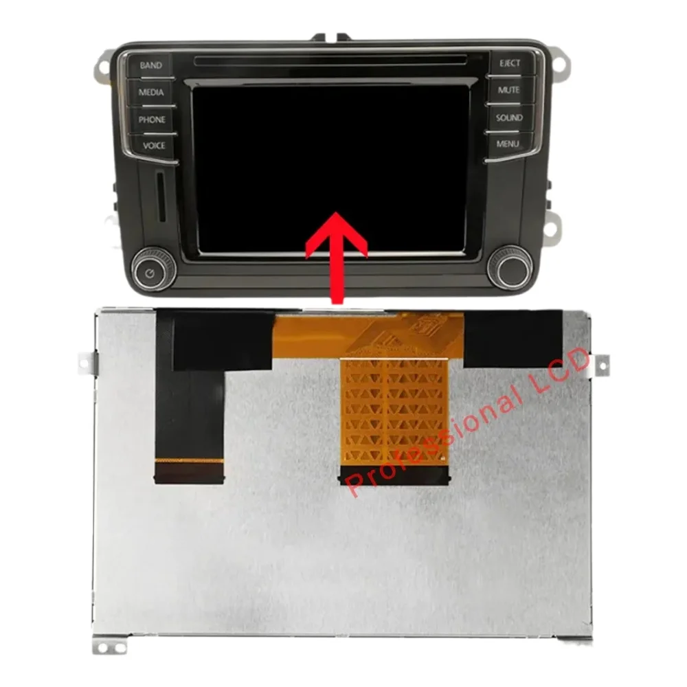 TDO-WVGA633F00045 TDO-WVGA0633F00036 Origineel 6,5 inch LCD touchscreen paneel voor MIB STD2 684 200TDO-WVGA0633F00039 - afbeelding 2