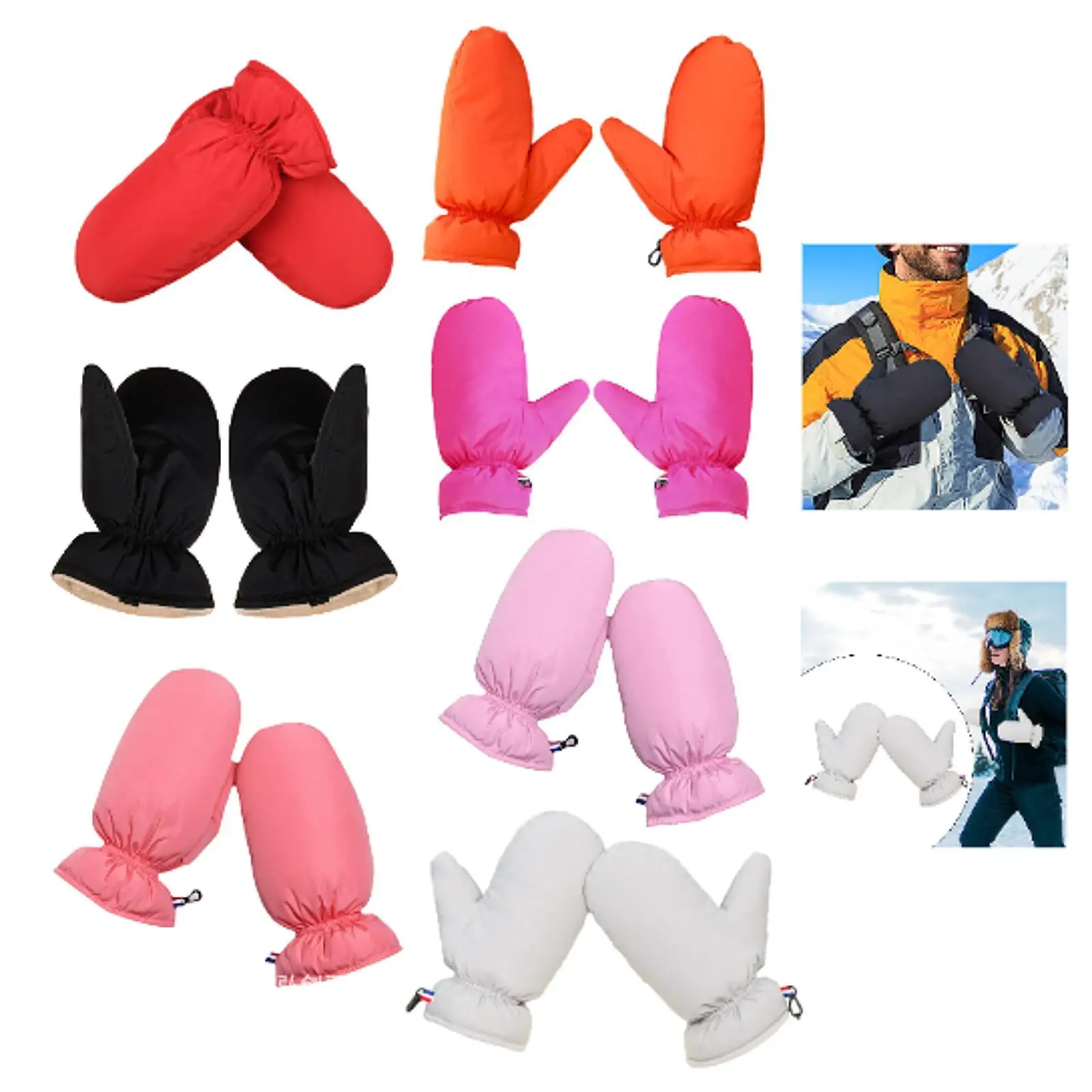 Down Mittens for Cold Weather Use - Gloves for Men And Women, for Skiing And Outdoor Adventures