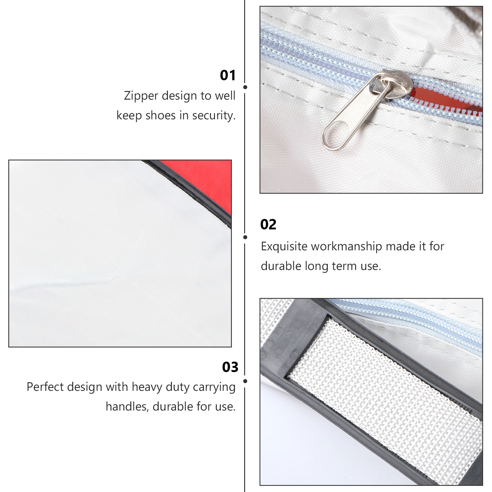 2 قطعة سعة كبيرة شبكة حمل حقيبة الأحمر الثقيلة مقابض للزلاجات كيس التخزين التزلج على الجليد الأسطوانة سكيت حقيبة الكتف الرافعة #5