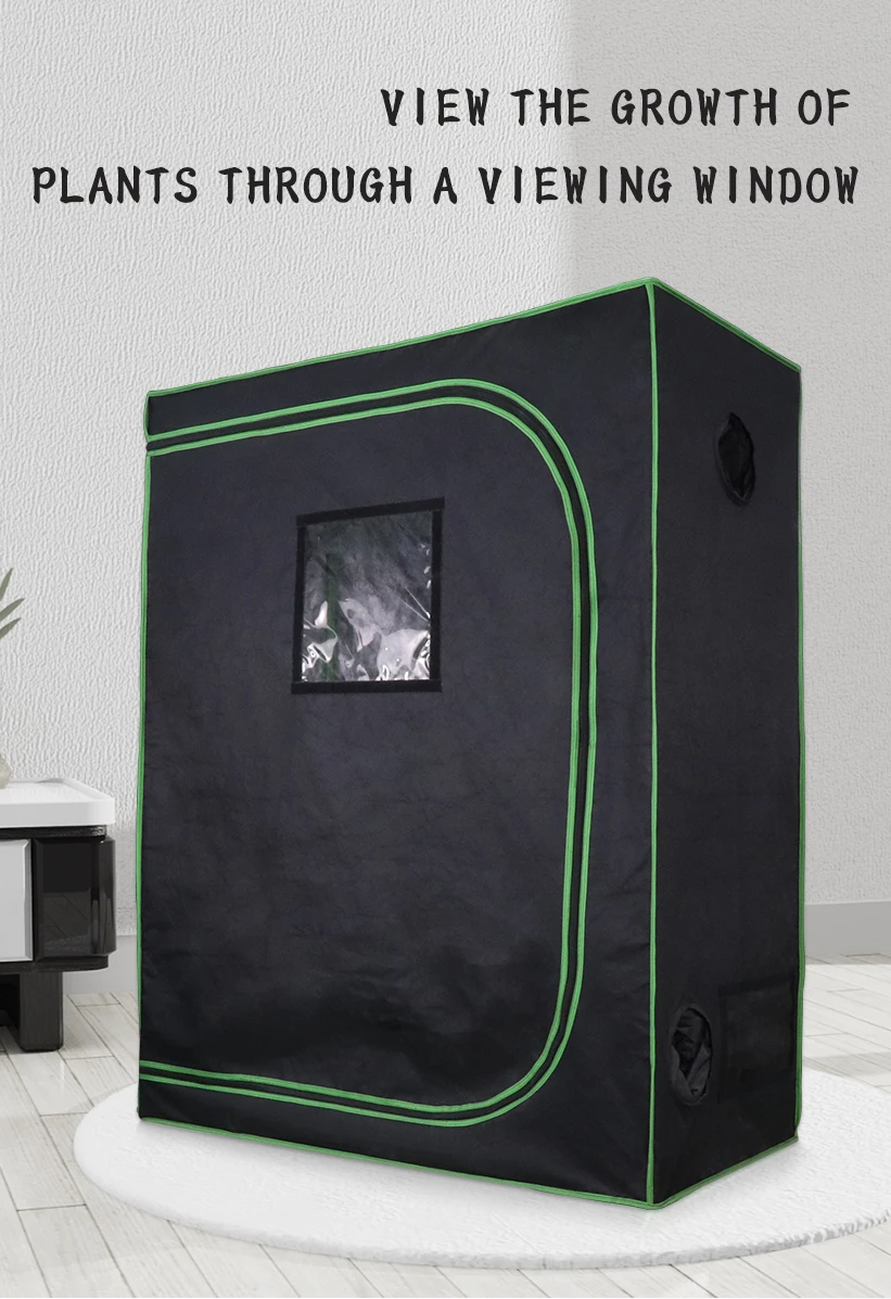 Custom Plant Grow Tent 120*60*150cm Planting Full Set of Equipment for Plant Hydroponic Oxford Cloth