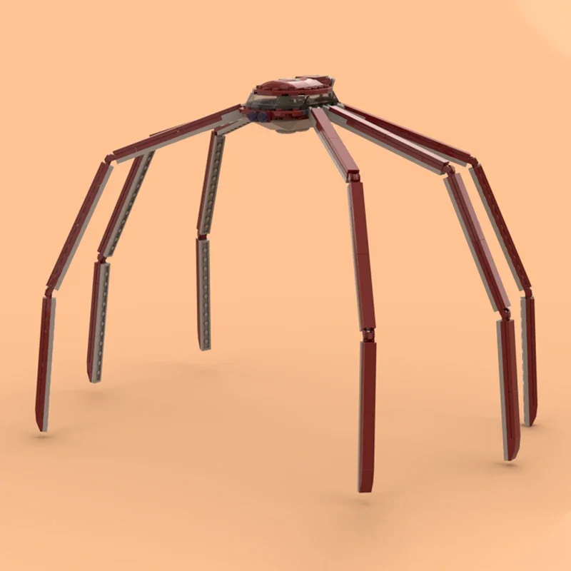 163 Uds. MOC Alien Space Walker bloques de construcción regalo de Navidad juguetes de vestir modelo de juguete para desarrollar la paciencia y la concentración