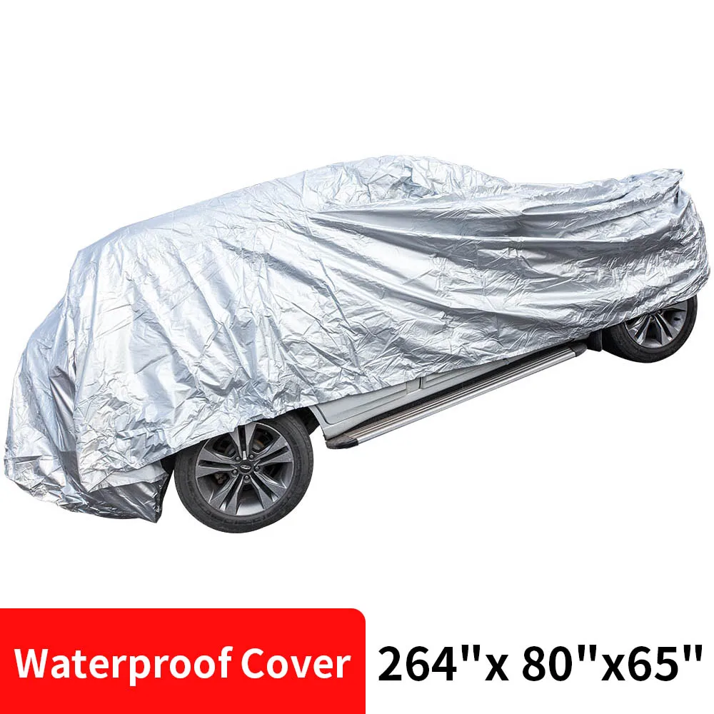 

Performance Universal Waterproof Full Car Covers Snow Ice Dust Sun UV Shades