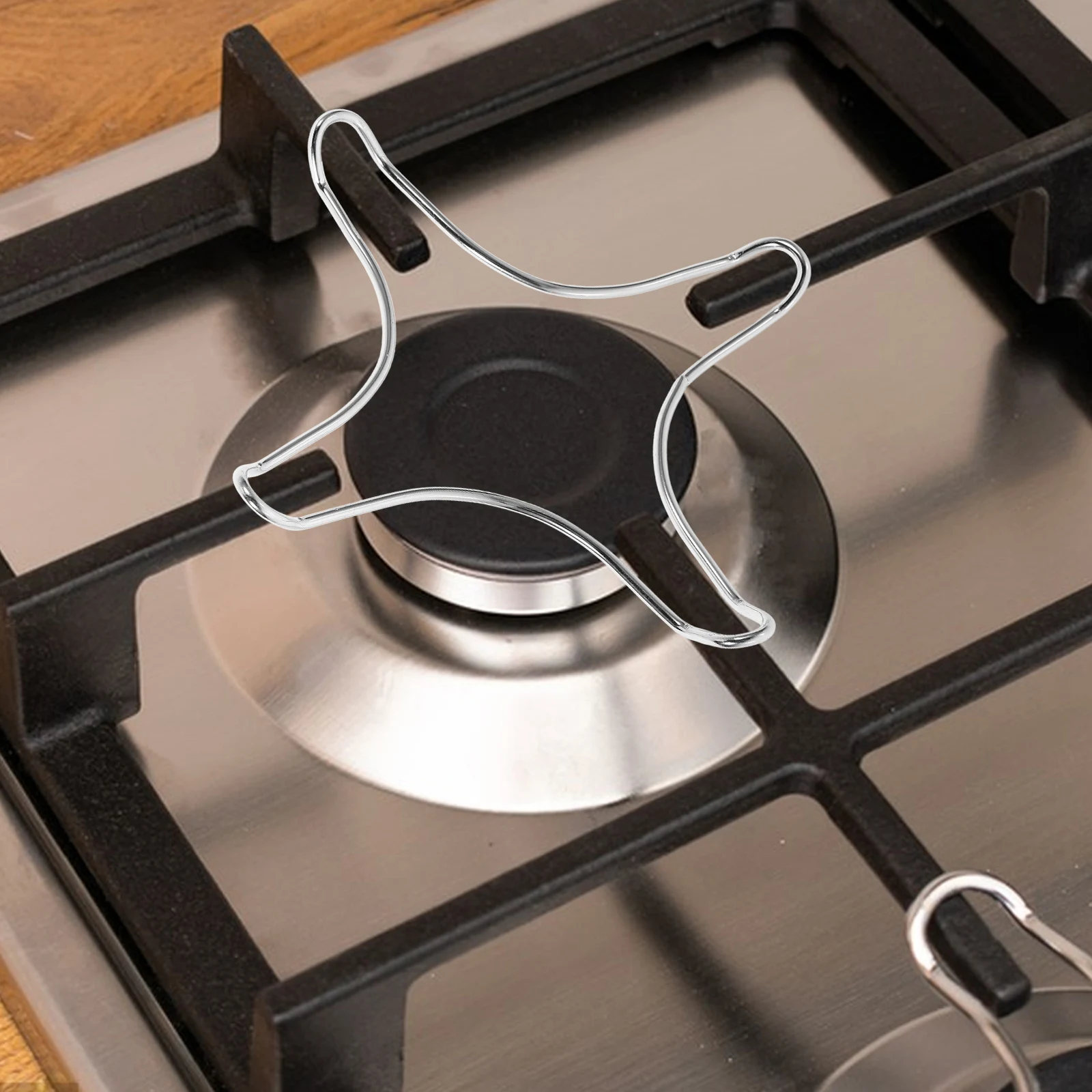 

Multifunctional Gas Rack Wok Ring Bracket Stainless Steel Pot Stand Kitchen Cookware Support Space Saving Sturdy Design Easy