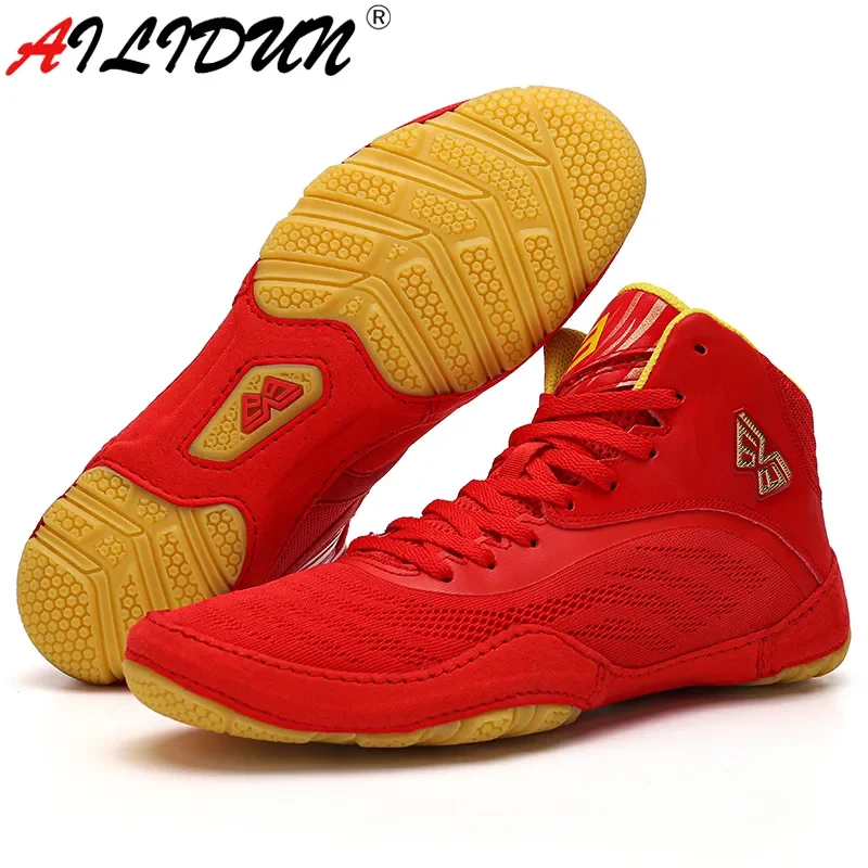 

Latest Wrestling Shoes Youth Adult Wrestling Boxing Shoes Men's Professional Competition Wrestling Shoes Sports Shoes