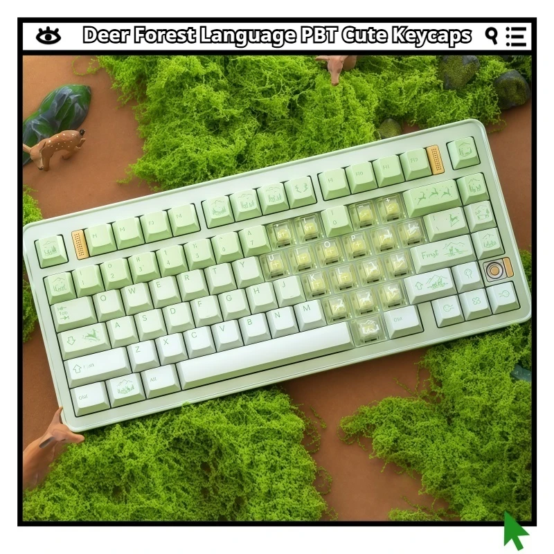 

Kano Senyu Keycap PBT/PC Материал Cherry Профиль 146/115 Ключ EVO75 Пятисторонняя сублимация Стандартное крестовое отверстие Эргономичный дизайн