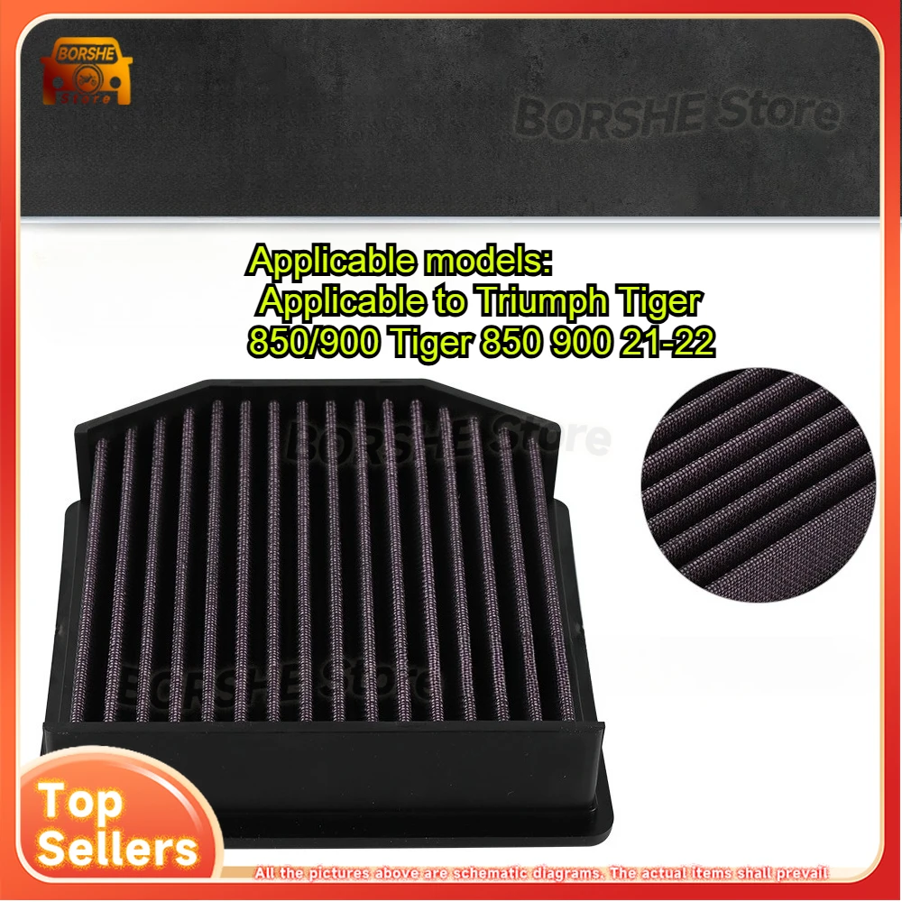 

2025 is suitable for 850/900 Tiger 850 900 21-22 Triumph Tiger high-flow air filter elements