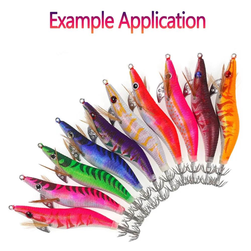 20pcs  Jig Weight / Sinker for Squid Jig Size 2.5# 3.0# 3.5# Squid Lure DIY Weight Fishing Accessory Tackle
