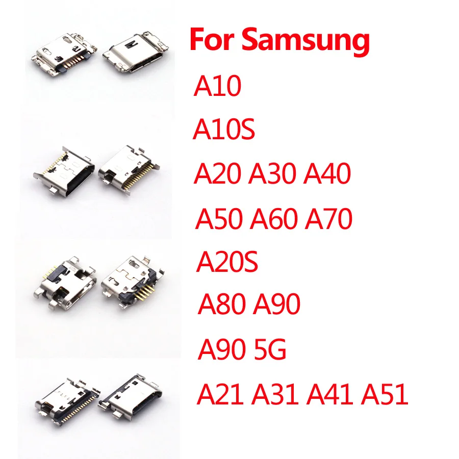 20pcs Charging Port Connector For Samsung Galaxy A90 A80 A70 A60 A50 A40 A30 A20 A10 S USB Jack Charger Socket Dock