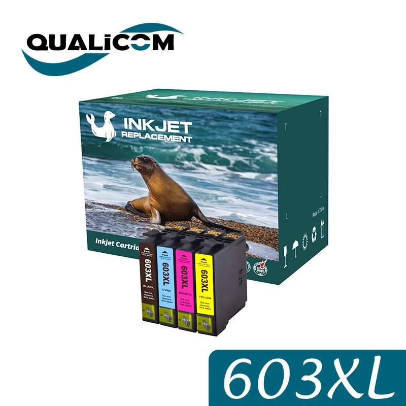 

Qualicom 603XL T03A1 Compatible Ink Cartridge For Epson XP 2100 2105 3100 3105 4100 4105 2150 2155 3150 3155 4150 4155 WF2810D