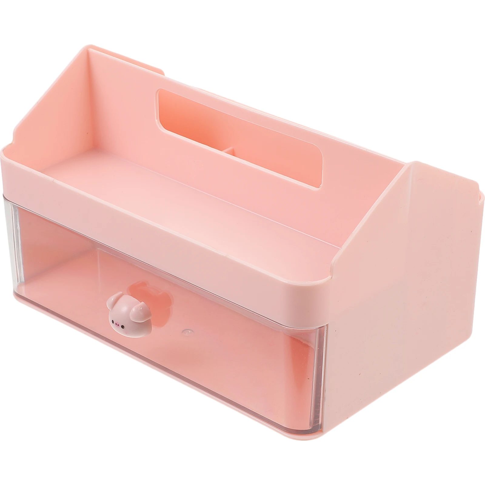 

Large Capacity Desktop ganizer White Color Storage Box Plastic Drawer Type Office Supplies Notebook Holder Desk Decor Student