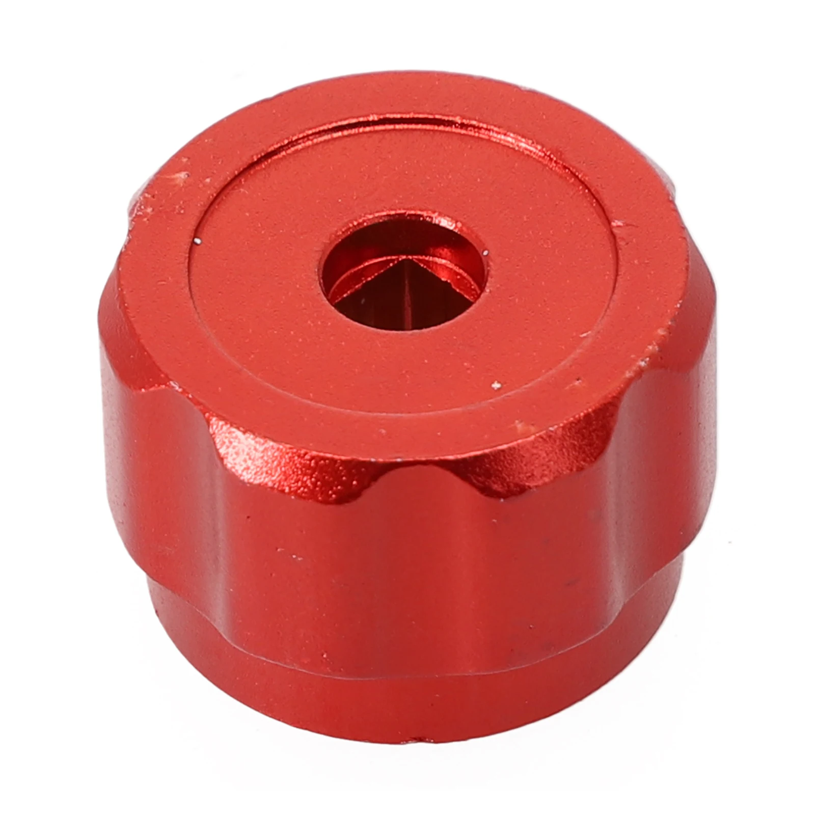 1 pz ruota rotonda rubinetto maniglie collettore manometri manopola lega di alluminio rosso HVAC accessori per condizionatore d\'aria