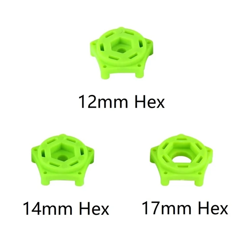 4Pcs 152mm 1/8 1/10 Monster Truck Tire with 12/14/17mm Wheel Hex for TRAXXAS Sledge E-Revo ARRMA KRATON Outcast,Orange