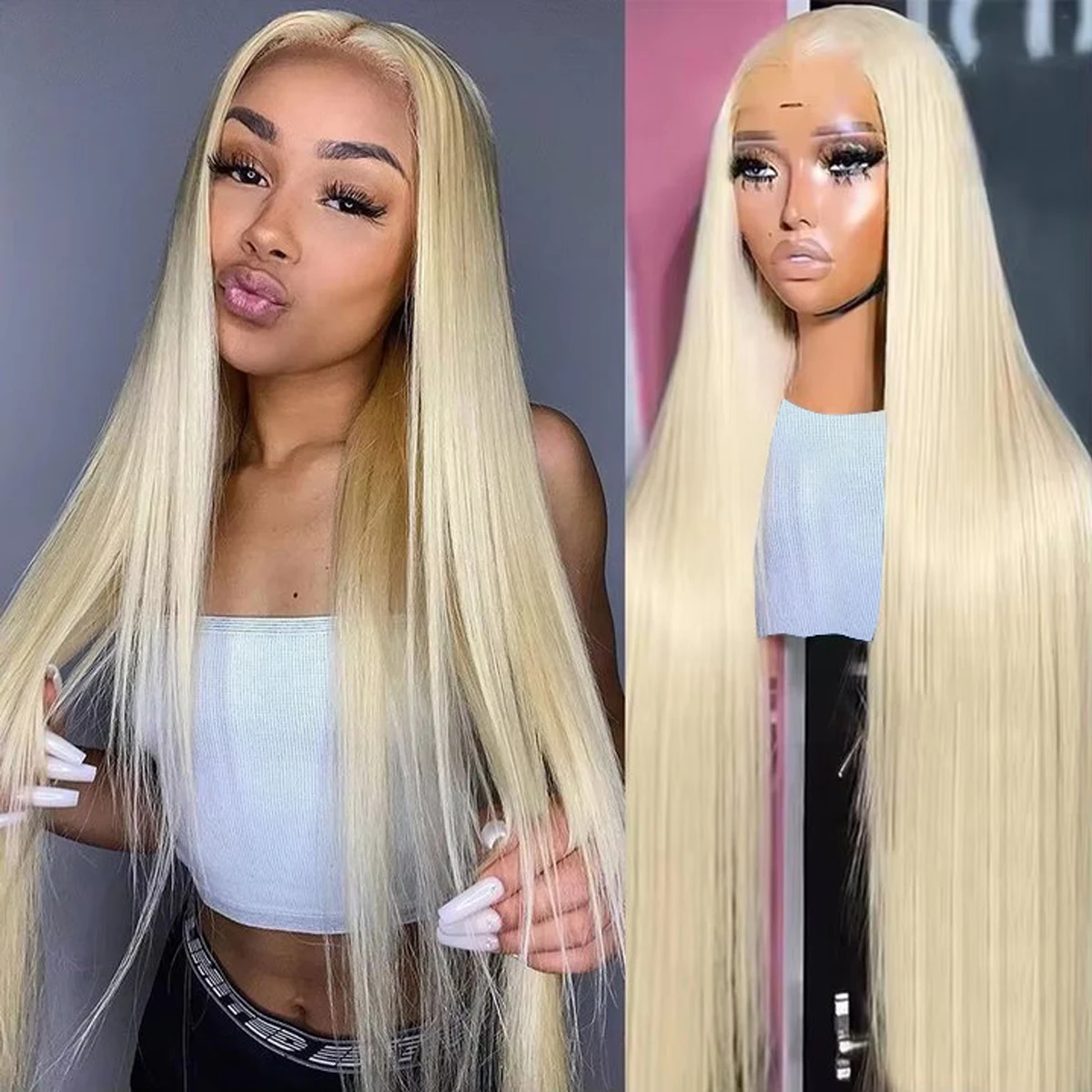 13x7 hd transparente 250 densidade 613 perucas retas 13x5 mel 613 renda loira 30 40 polegadas em linha reta peruca frontal do laço do cabelo humano