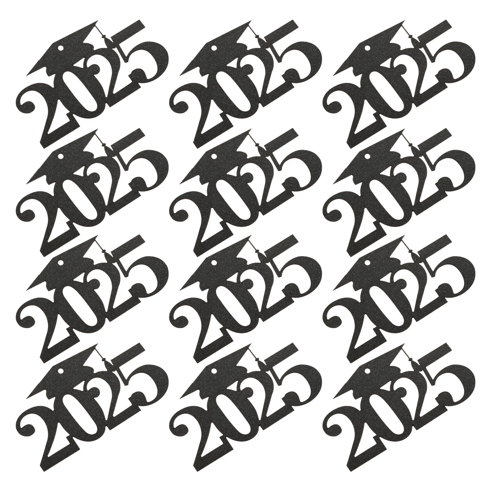 30 قطعة علامات التخرج 2025 القواطع مزدوجة الوجهين طاولة التخرج ديكور حفلة محور زهرية التسمية تهنئة غراد