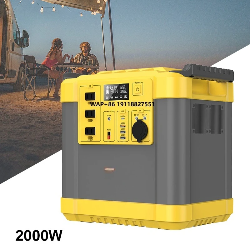 

Lipower 110V 220V LiFePO4 Battery Off-Grid Portable Solar Generator 1000W 1500W 2000W 3000W Portable Power Station