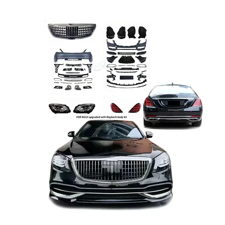 2014-2020 S-Class W222 Body Kit Low Upgrade High 680 for Mercedes W222 Upgrade Maybach Kit