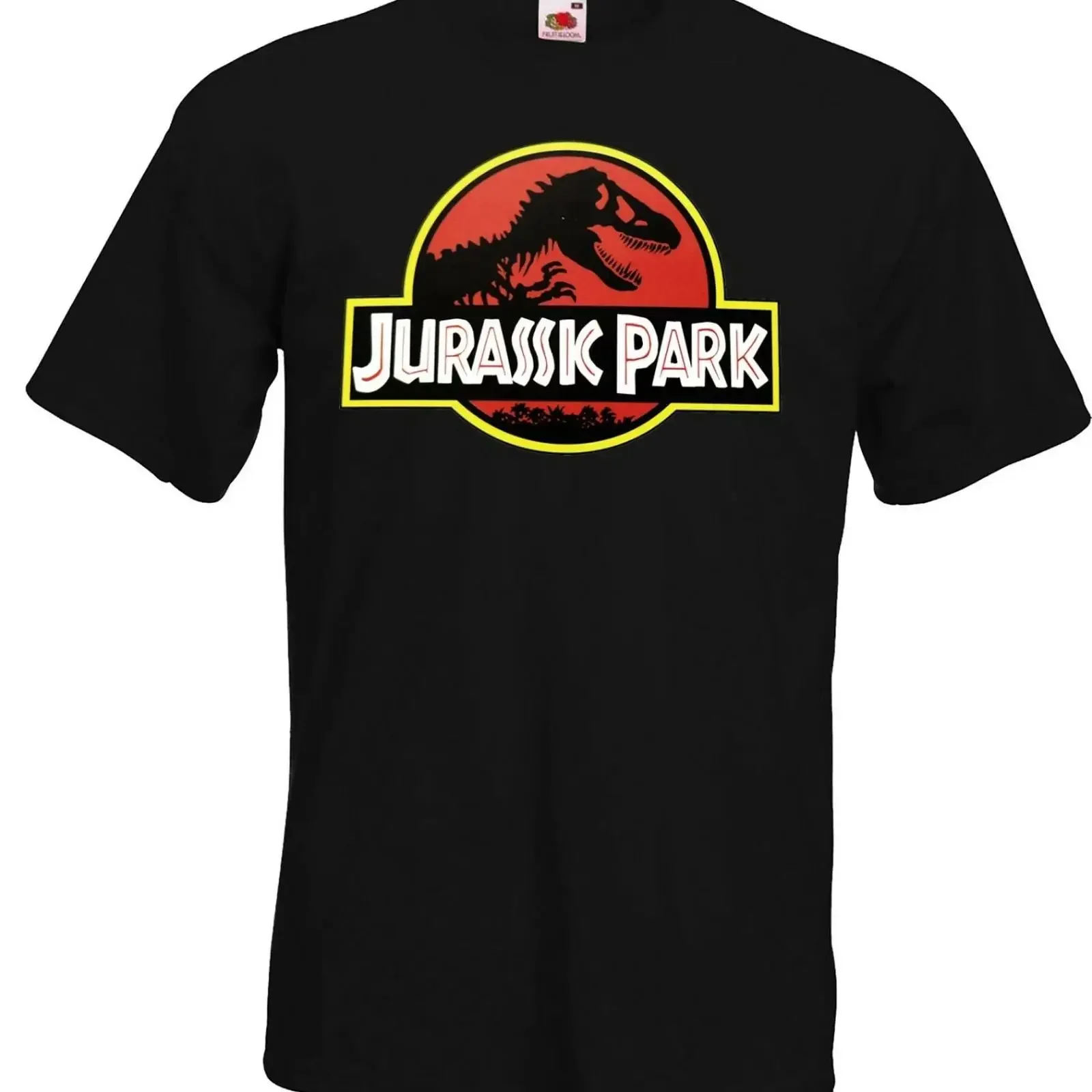 Youth Designz Men's T Shirt Jurassic Logo Print Fun Park Film Rex Dinosaur vintage Washed designer clothes Comfortable Soft