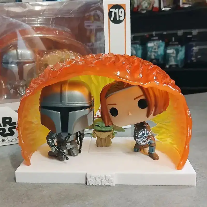 Funko Pop Original Model Star Wars GROGUFORCE BARRIER Anime Figure Statue Model Toys Collectibles Gifts for Child Festival - Image 4