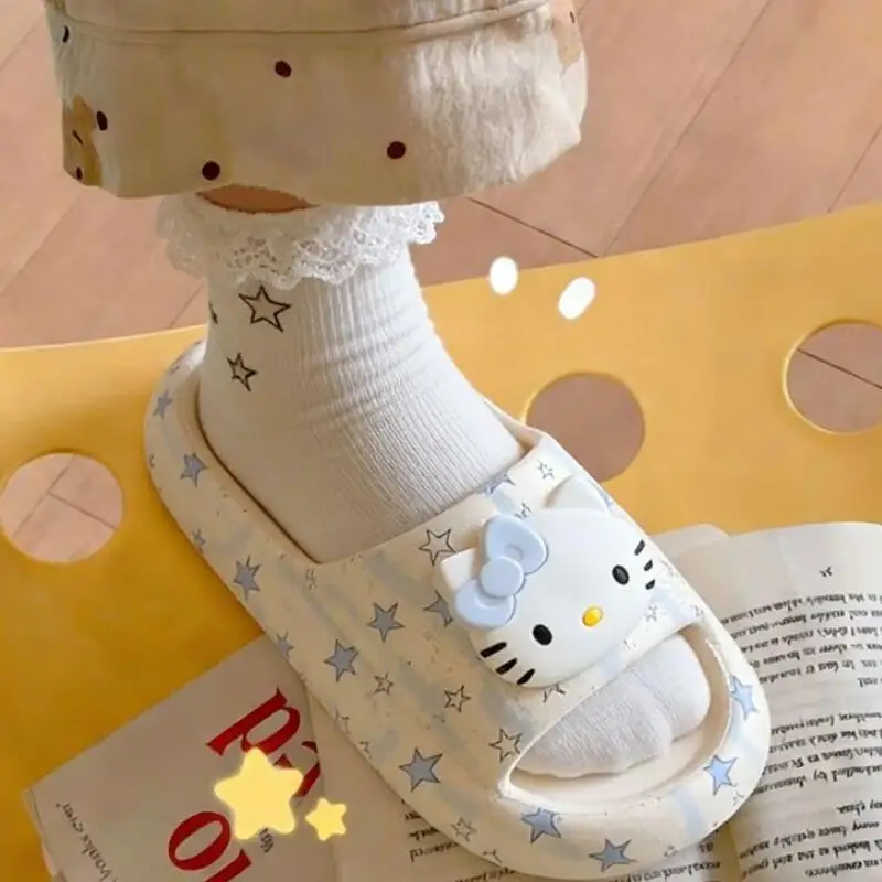 

Summer 2026 New Women Eva Cartoon Soft Sole Height Increasing Thick Sole Garden Shoes Cartoon Anime Fashion Comfort Cool Slipper