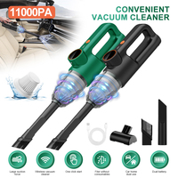 11000PA Car Vacuum Cleaner Strong Suction Portable Cordless Handheld Vacuum Cleaner with Multi-Nozzles for Car Home Office Pet