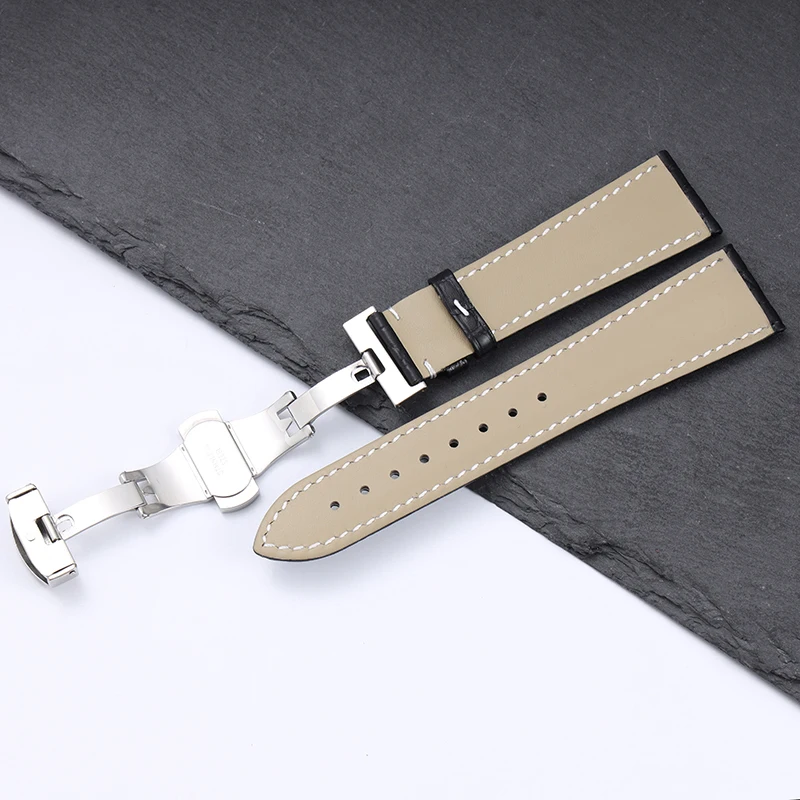 Crocodile Leather Watchband 14mm 18mm 20 22mm Genuine leather bracelet high grade watch strap handmade strap watches accessories