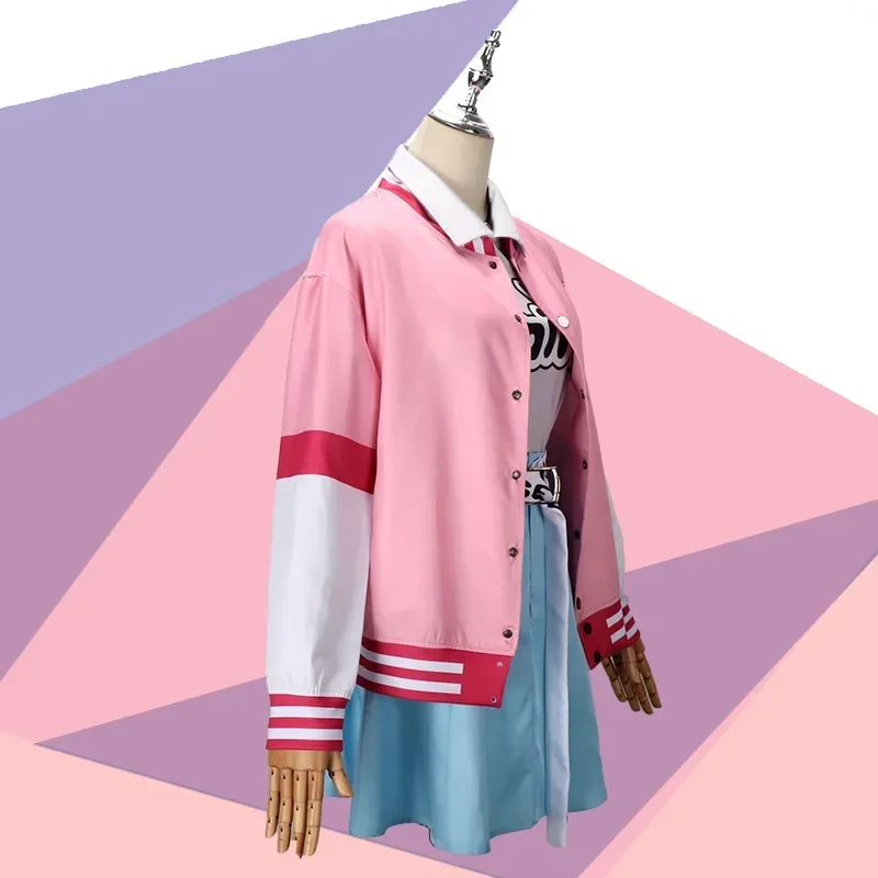 أزياء كوكسي أنيمي أزوساوا كوهاني التأثيرية لعبة مشروع سيكاي الملونة حية معطف فرقة سيئة JK ملابس موحدة أزياء الهالوين رولبل
