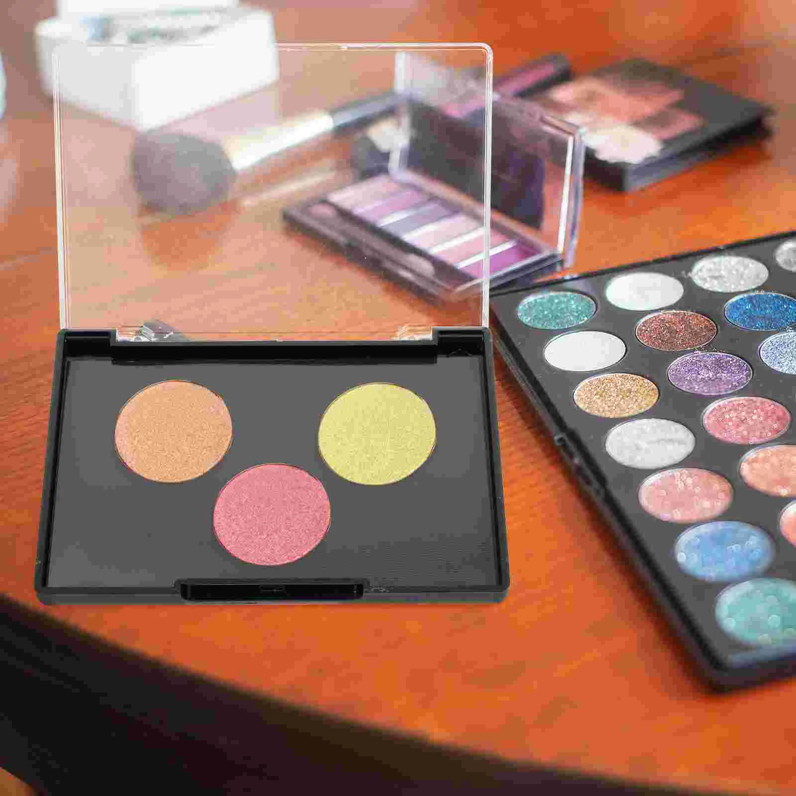 ถาดเครื่องสําอางแม่เหล็กอายแชโดว์ Palette ที่ว่างเปล่ากล่องเก็บแต่งหน้า Palettes