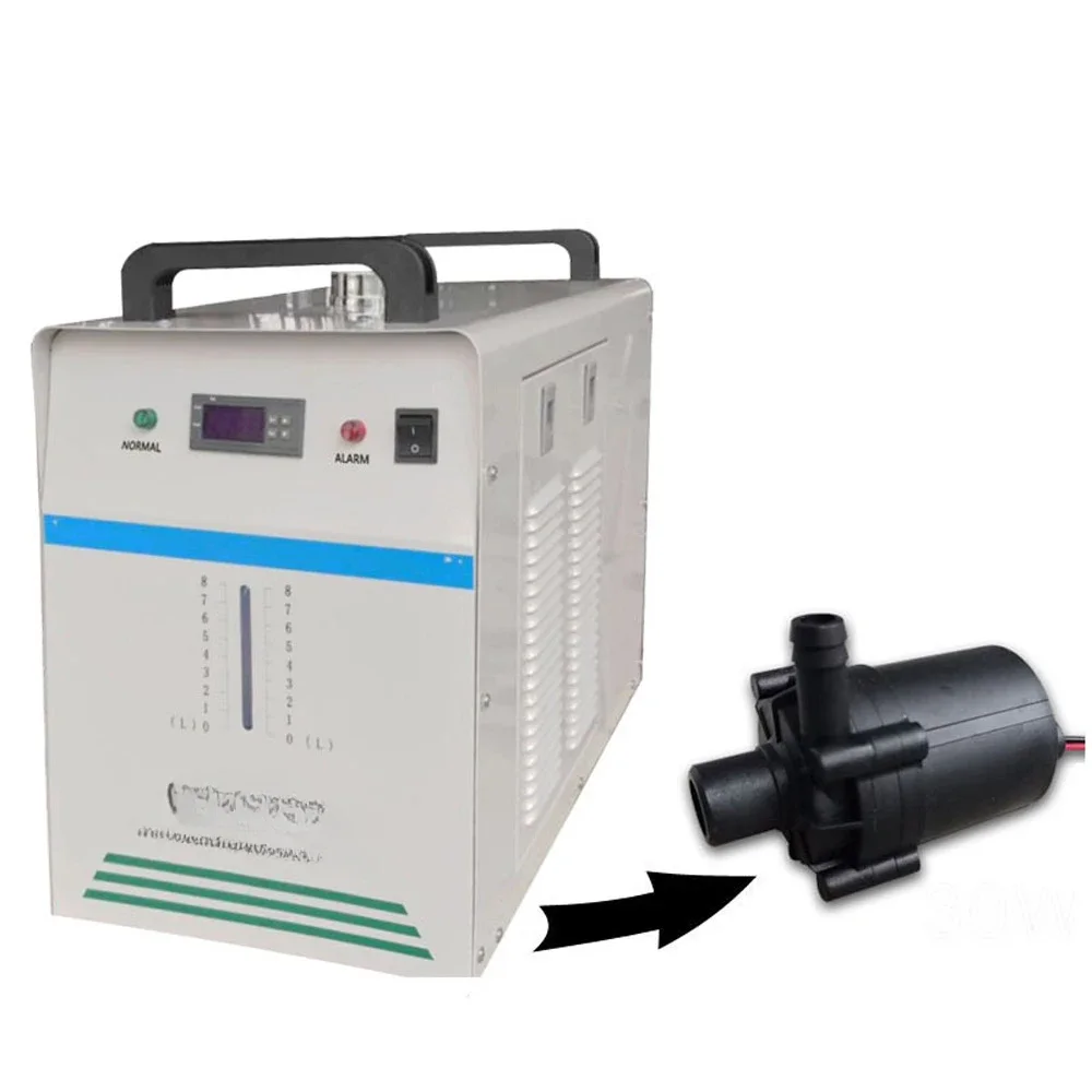 

CHKJ CW5000 CW5200 CW5202 Industry Air Water Chiller For CO2 Laser Machine Cooling CNC Spindle 150w Co2 Laser Tube 16L/M