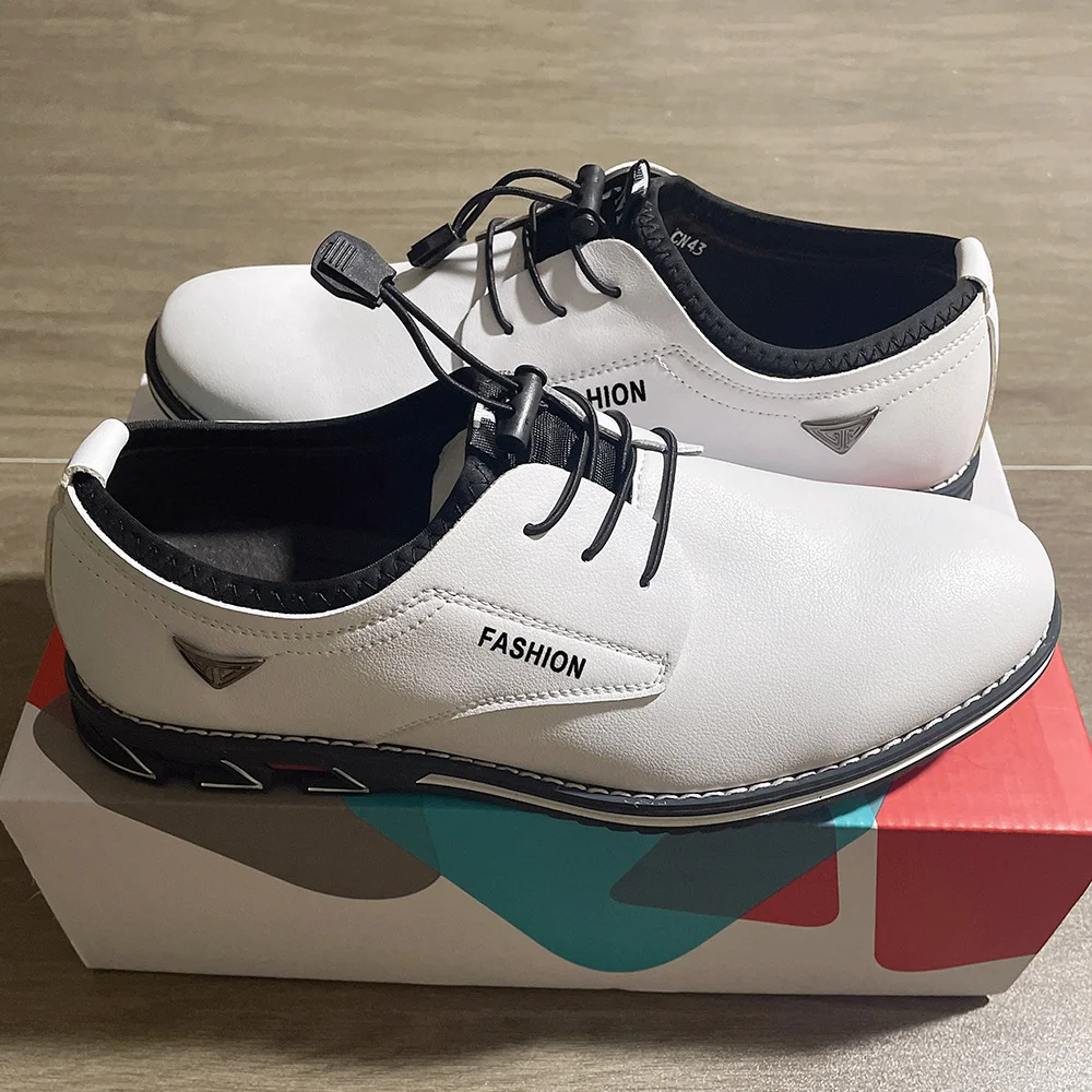 designer PU leather casual shoes men driving sneakers shoes man mocassins zapatos para hombre big size 38-50