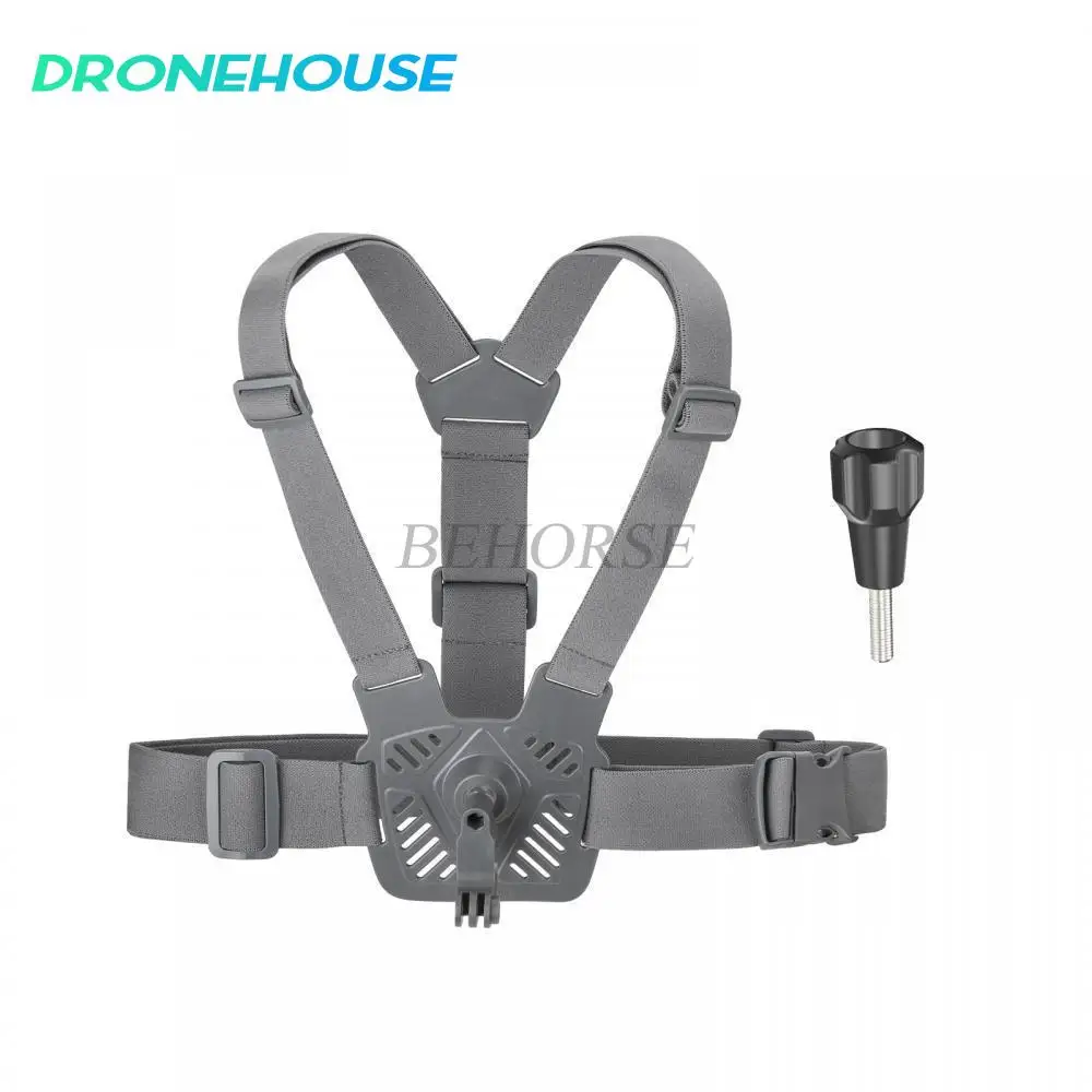 Universal Fully Adjustable Chest Band Strap Body Harness Holder For DJI Action 5 Pro/4/Insta360 Go 3/3S Sports Camera Accessorie