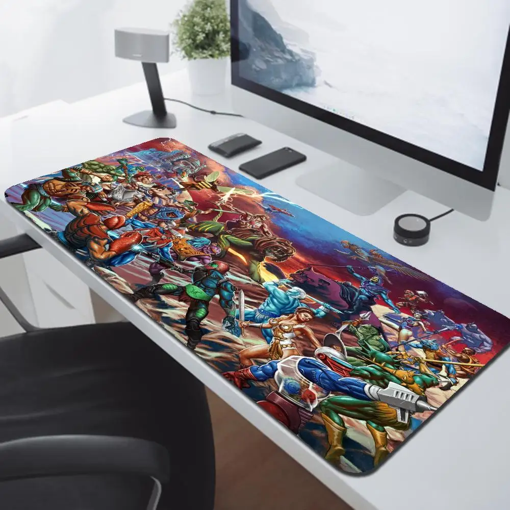 

He Man Masters Of Universe Mouse Pad Large Pc Gamer Accessories Gaming Mousepad Keyboard Mouse Mats Computers Mat Desk Anime Xxl