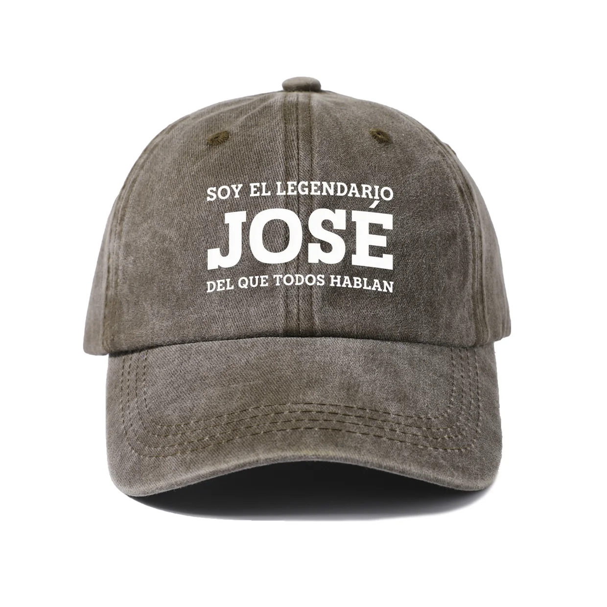 Legendary Jose Spanish Graphic Vintage Washed Baseball Cap, Adjustable Unisex Dad Hat, Casual Gift