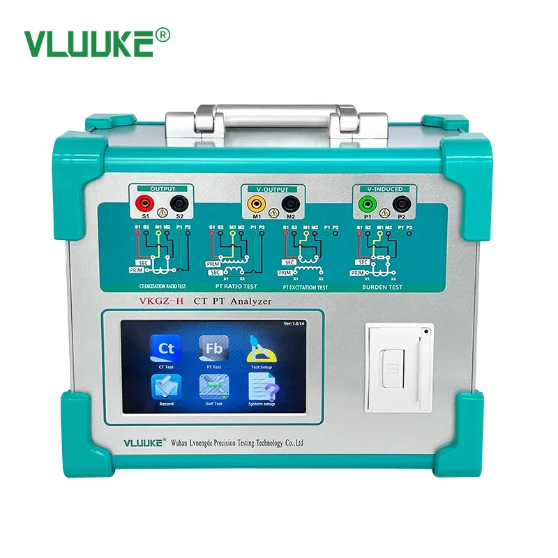 VLUUKE CT PT Analyzer Current Transformer Potential Transformer Tester Excitation Ratio Polarity Knee Point Test Instrument