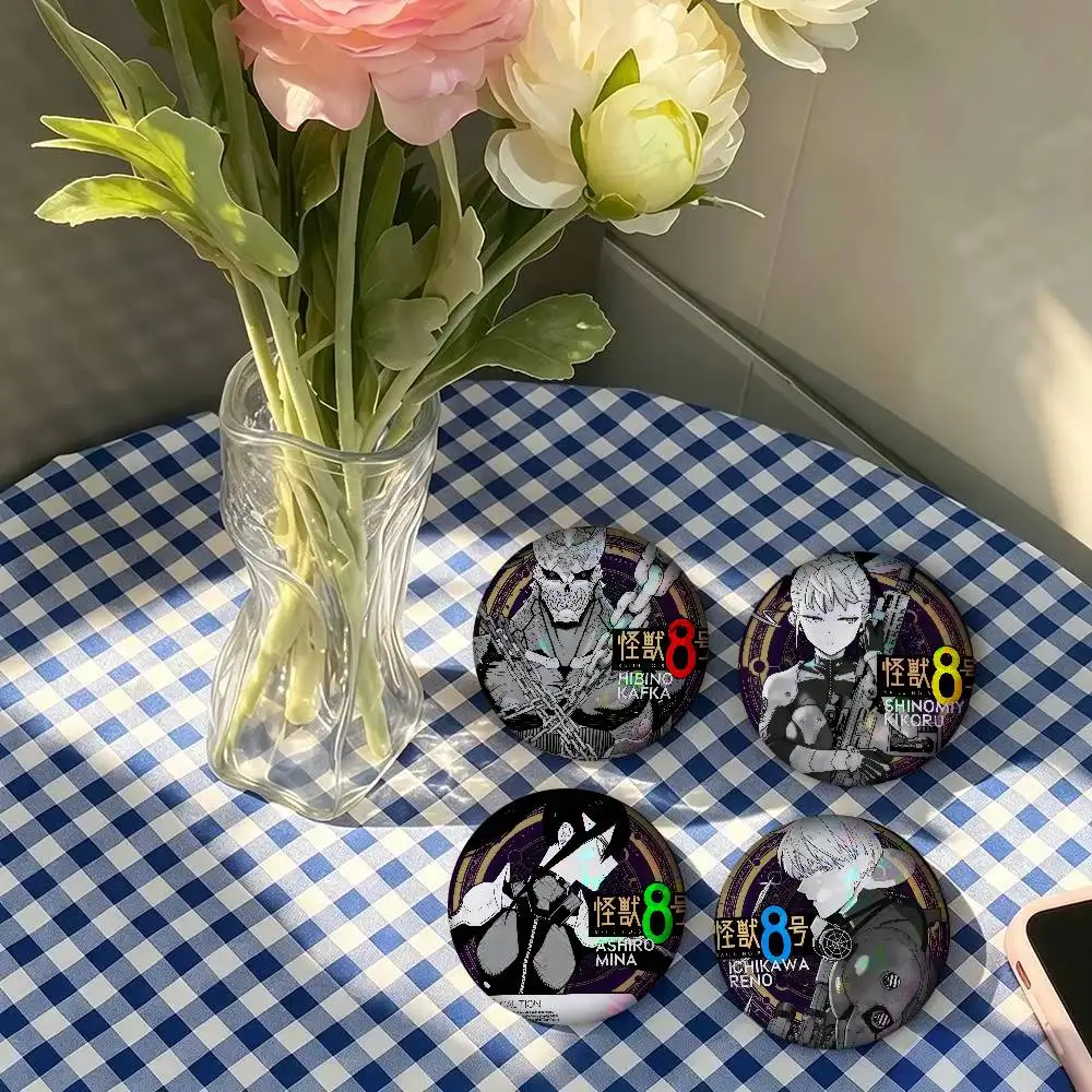 Kafka Hibino,Kikoru Shinomiya,Gen Narumi,Mina Ashiro Cartoon Anime Handmade Brooch For Clothes Cartoon Badge Jewelry Accessories