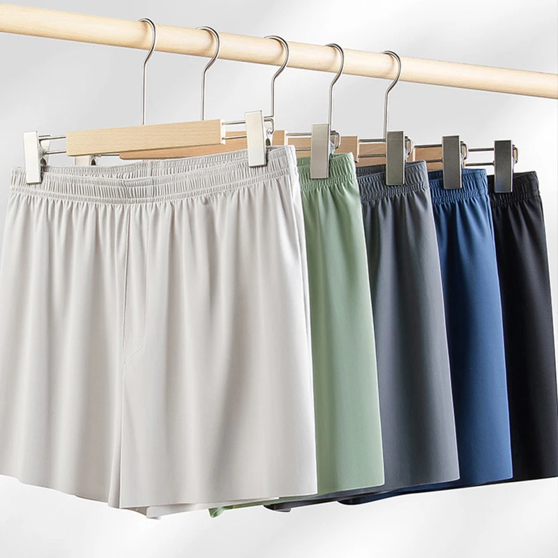 InjArrow-Sous-vêtements respirants pour hommes, pantalons d'été cool, sous-vêtements fins masculins, caleçons confortables, vêtements de nuit