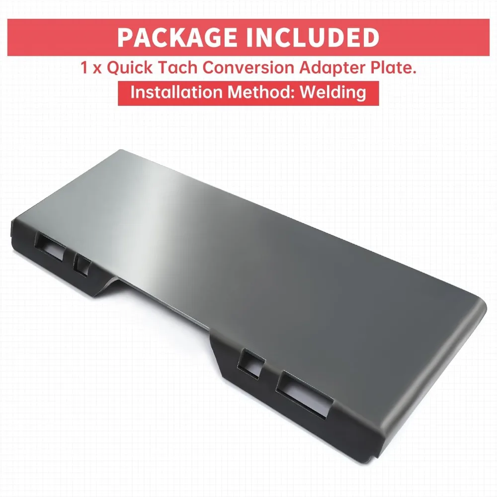 Skid Steer Quick Attach Mount Plate Tractor Loader Adapter with One Year Warranty