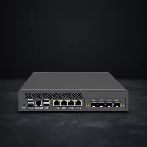 Topton 1U Rack Mini PC 2x10G SFP+ 4x i226-V 2.5G Intel i3-N305 N150 DDR5 mSATA Network Router Server Firewall Appliance AES-NI