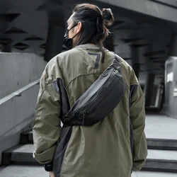 Herren-Gürtel tasche mit Diebstahls chutz reiß verschluss, wasserdichte Sport-Outdoor-Schulter tasche, verstellbare Umhängetasche für den Spaziergang